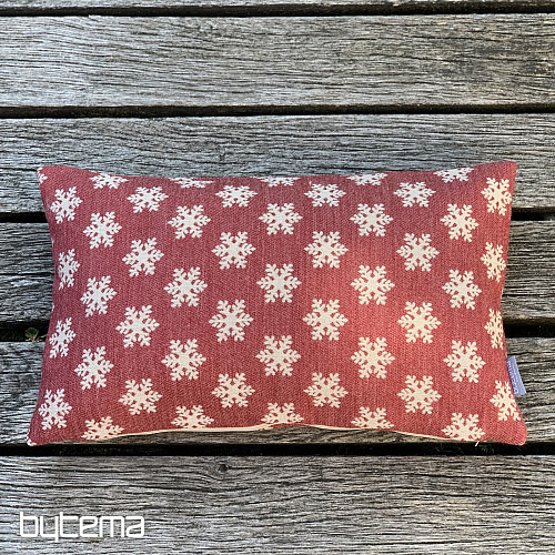 Luxurious decorative cover FLAKES RED