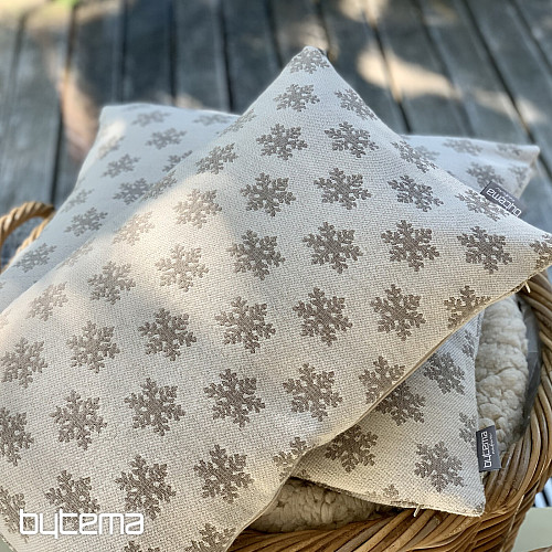 Luxurious decorative cover FLAKES BEIGE