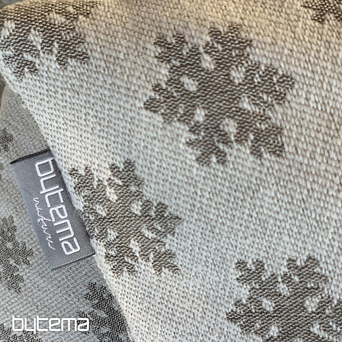 Luxurious decorative cover FLAKES BEIGE