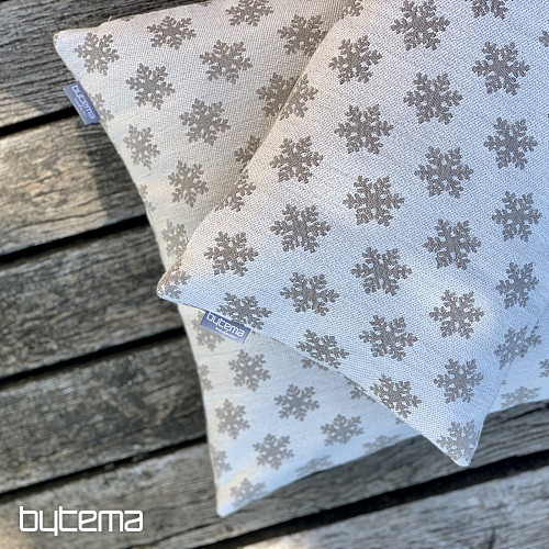 Luxurious decorative cover FLAKES BEIGE