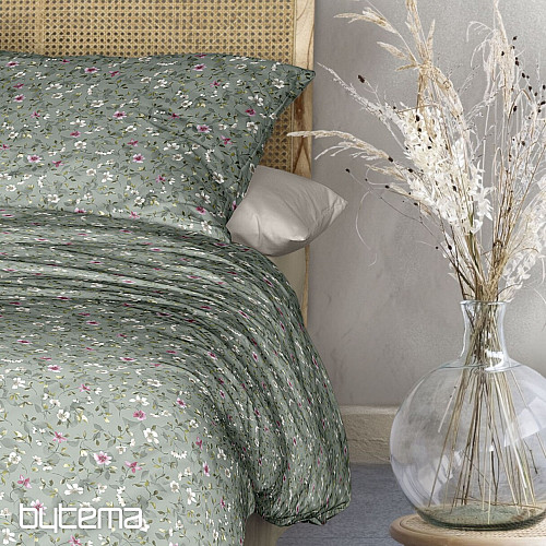 IRISETTE luxury cotton satin TOKIO 8567-30 GREEN