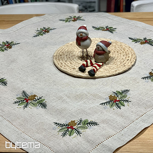 Embroidered tablecloth COLORFUL Twigs