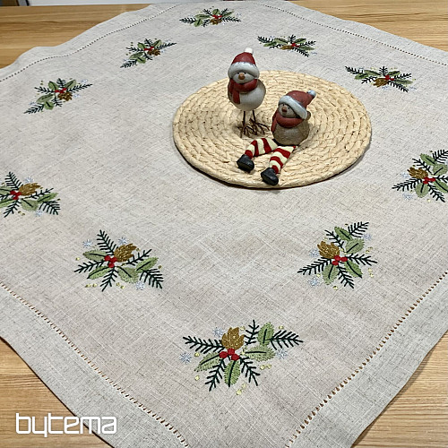 Embroidered tablecloth COLORFUL Twigs