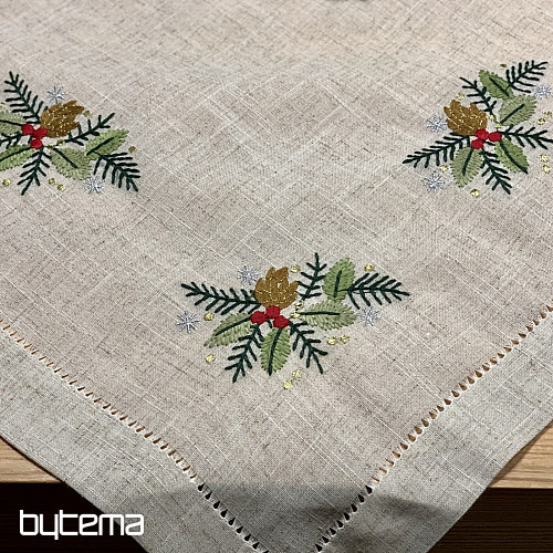 Embroidered tablecloth COLORFUL Twigs