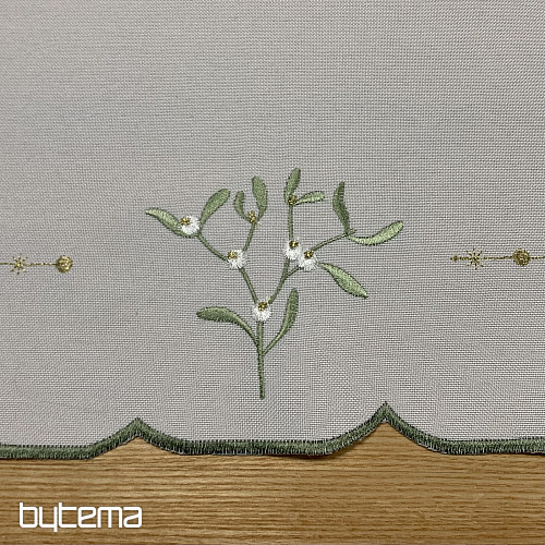 Embroidered tablecloth WHITE CANDLES