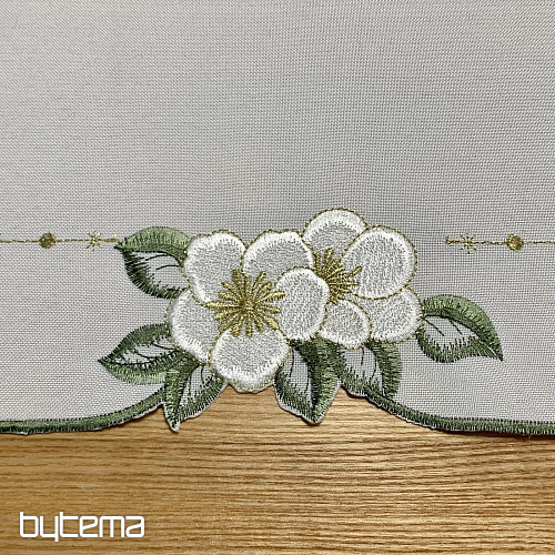 Embroidered tablecloth WHITE CANDLES