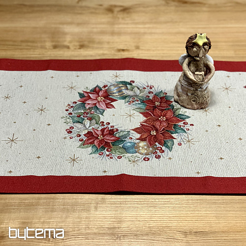 Tapestry tablecloth and scarf CHRISTMAS TREES
