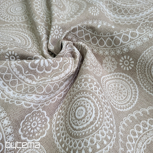 Decorative fabric MANDALA beige