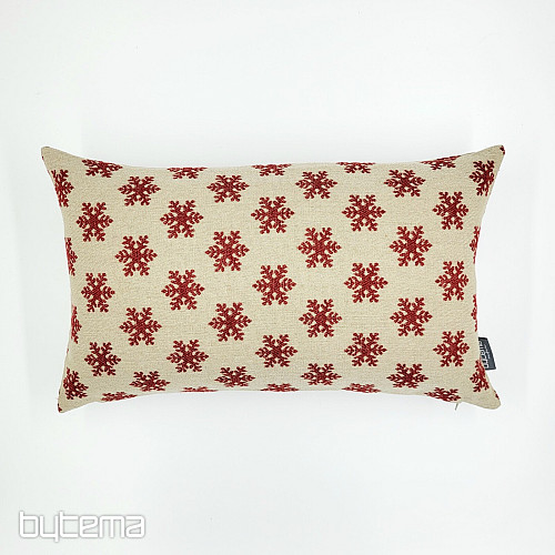 Luxurious decorative cover FLAKES RED B