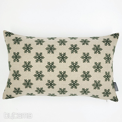 Luxurious decorative cover FLAKES GREEN B