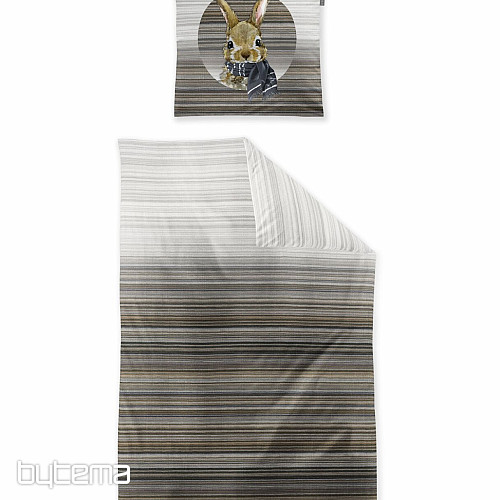IRISETTE luxury flannel bedding HARE