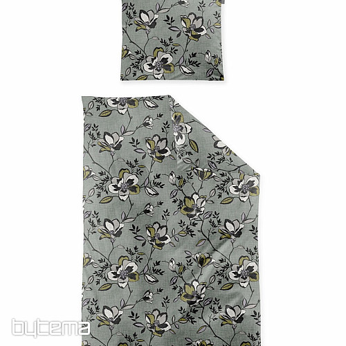 Luxury flannel bedding IRISETTE KOALA 8616-30 GREEN