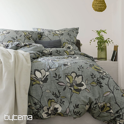 Luxury flannel bedding IRISETTE KOALA 8616-30 GREEN