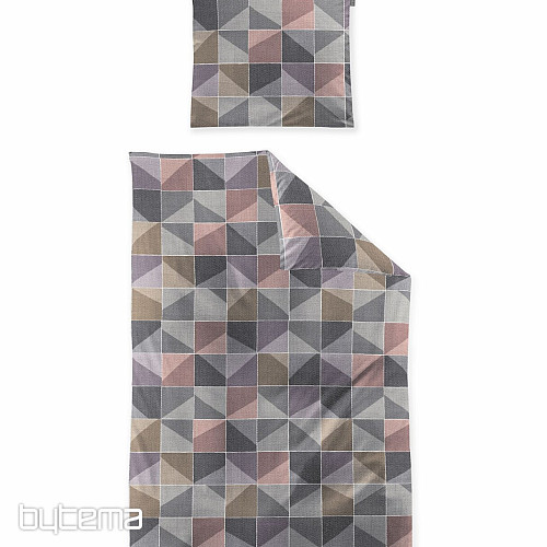 Luxury flannel bedding IRISETTE KOALA 8646-90 OLD PINK