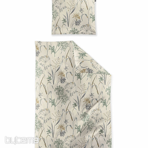 Luxury flannel bedding IRISETTE KOALA 8425-80 NATUR
