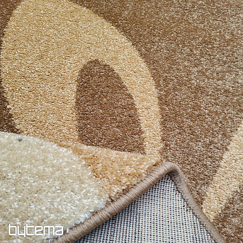 Oval rug Cocoa beige FLOWER