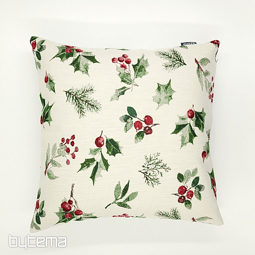 Christmas decorative cover HOLLY GREEN