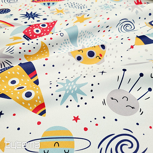 Decorative fabric BLACK OUT SPACE
