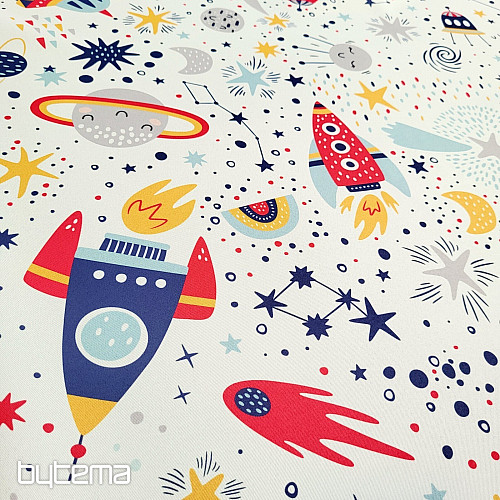 Decorative fabric BLACK OUT SPACE