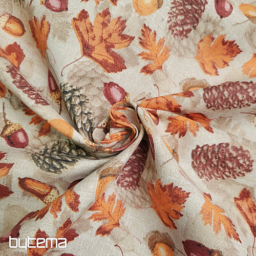 Decorative fabric ACORNS