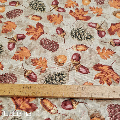 Decorative fabric ACORNS