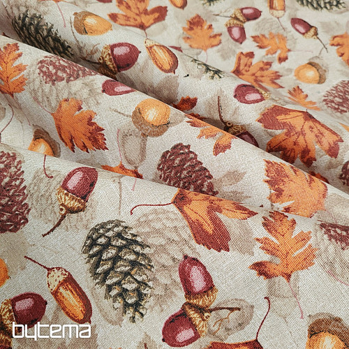 Decorative fabric ACORNS