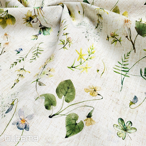Decorative fabric SPRING VIOLETTS