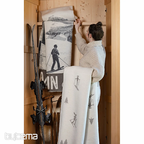 Blanket DF SAVONA MOUNTAINS GREY