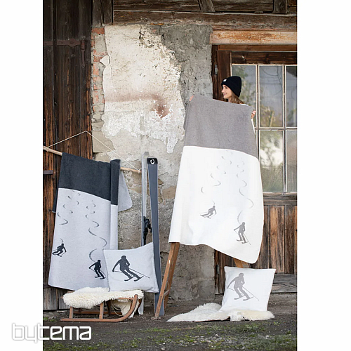 Blanket DF SAVONA SKIERS GREY