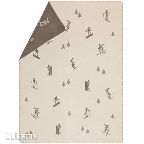 Blanket DF SAVONA SKIMANIA BEIGE
