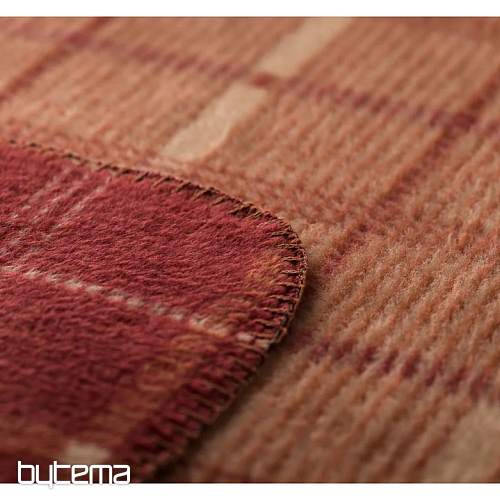 Blanket DF SAVONA CHECKED RED