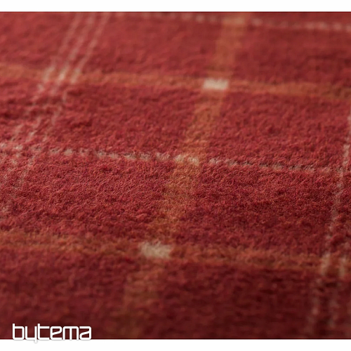 Blanket DF SAVONA CHECKED RED