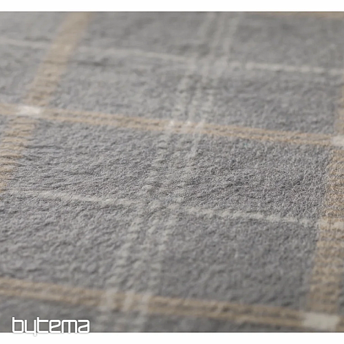 Blanket DF SAVONA CHECKED GREY
