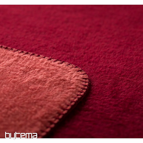 Blanket DF SAVONA HEART RED