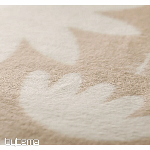 Blanket DF SAVONA FOLKLORE FLOWERS ECRU