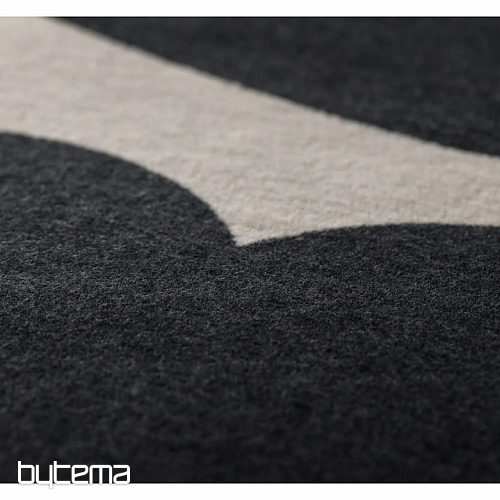 Blanket DF LUCA LARGE LEAVES BEIGE