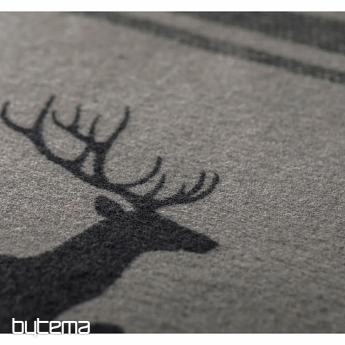 Blanket DF LUCA DEER JUMPING GREY