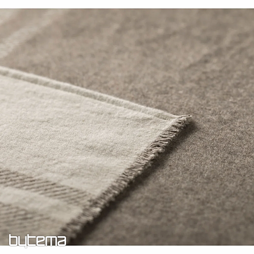 Blanket DF LUCA DEER JUMPING BEIGE