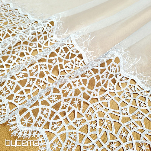 Luxury curtain GERSTER 11592 WHITE