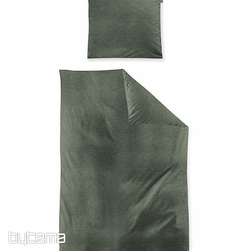 Luxury flannel bedding IRISETTE KOALA 8544-30 green