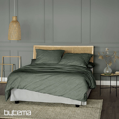 Luxury flannel bedding IRISETTE KOALA 8544-30 green