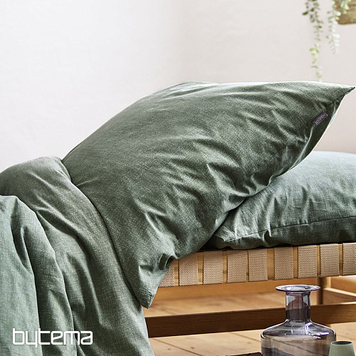 Luxury flannel bedding IRISETTE KOALA 8544-30 green