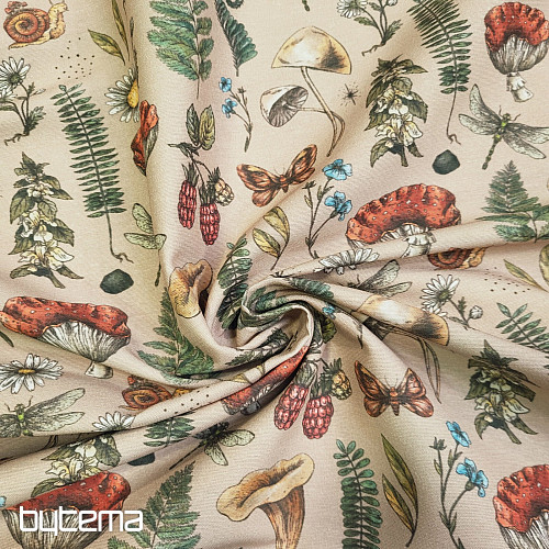 Decorative fabric AUTUMN IN THE FOREST