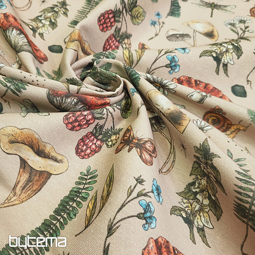 Decorative fabric AUTUMN IN THE FOREST