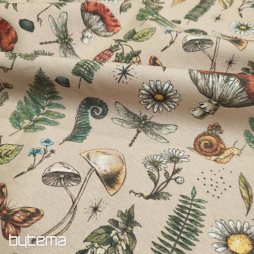 Decorative fabric AUTUMN IN THE FOREST