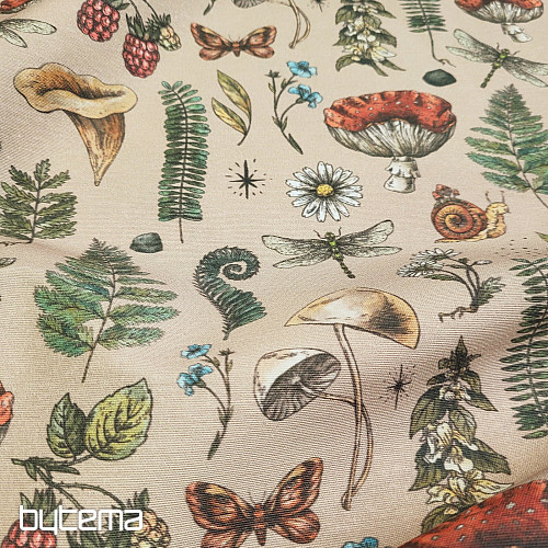 Decorative fabric AUTUMN IN THE FOREST