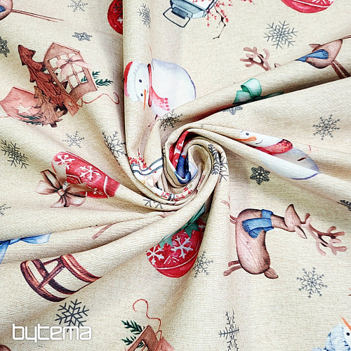 Decorative fabric CHRISTMAS PANINA