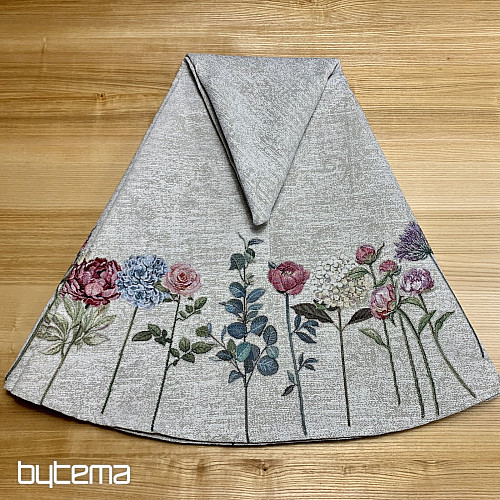 Round tapestry tablecloth FLORES TIME