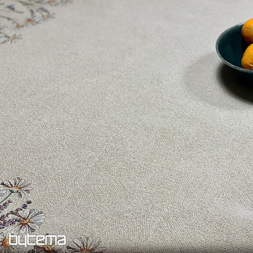 Round tapestry tablecloth SPRING CARESSES