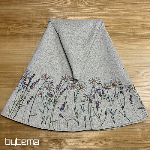 Round tapestry tablecloth SPRING CARESSES